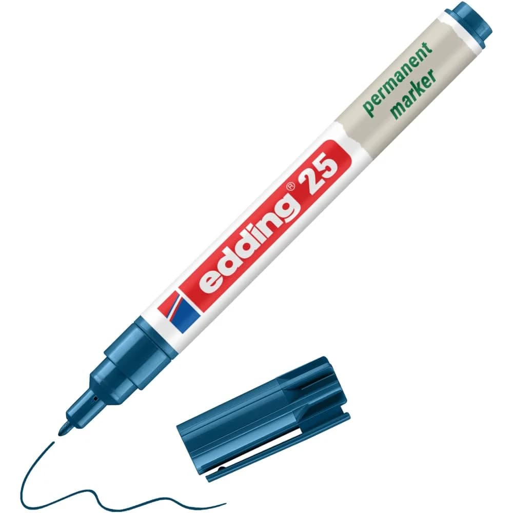 EDDING 25BL - Permanentmarker, Edding 25, blau