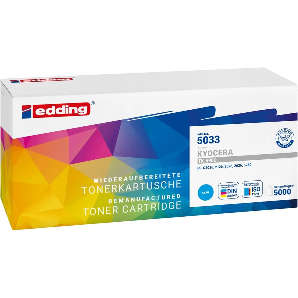 Edding Toner ersetzt Kyocera »590C« cyan blau
