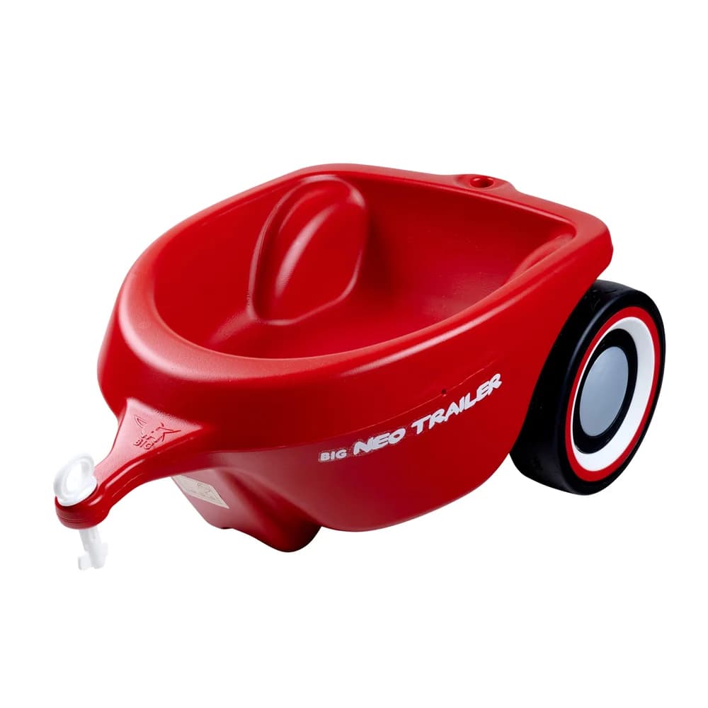 BIG Rutscherauto 800056266 Bobby-Car Neo Trailer, rot