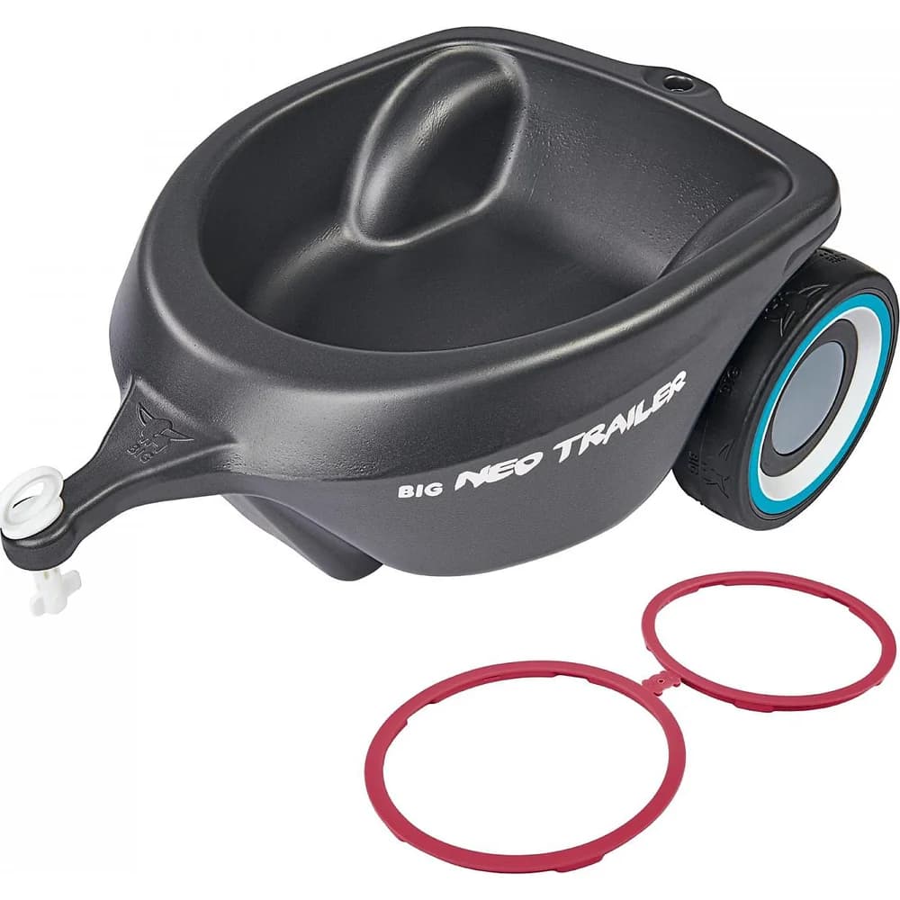 BIG Rutscherauto 800056267 BIG-Bobby-Car Neo Trailer Anthrazit
