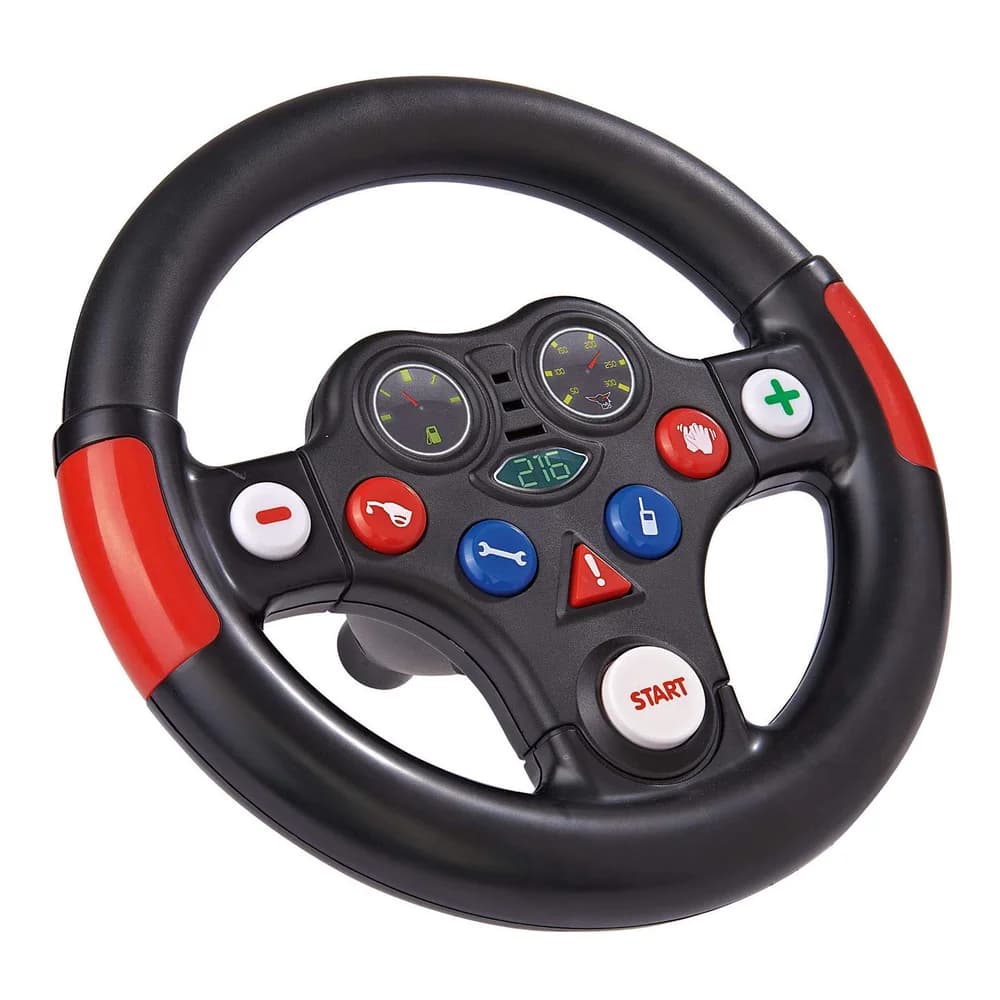 BIG Rutscherauto Outdoor Lenkrad Bobby Car Racing Sound Wheel schwarz 800056487