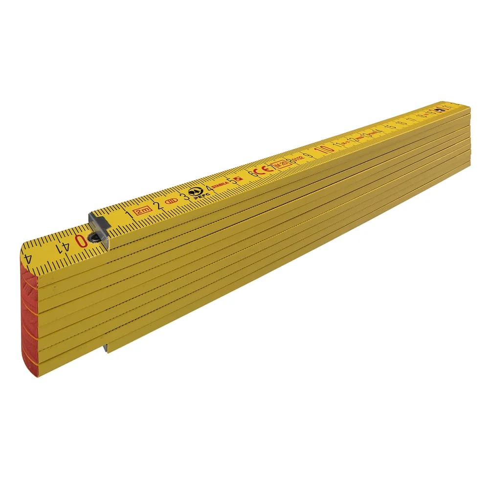 STABILA Gliedermaßstab 2 m Holz Type 707 Gelb