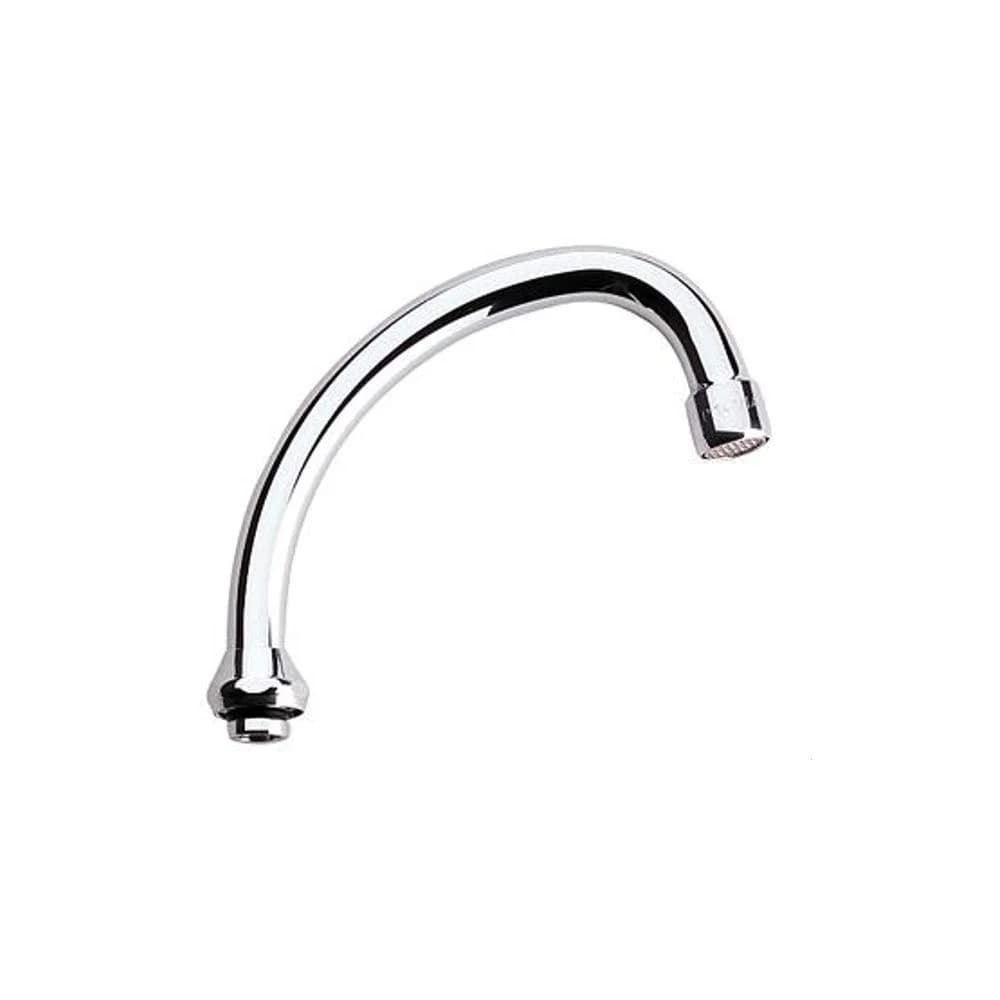 Grohe Auslauf chrom, Ausladung 140 mm, schwenkbar