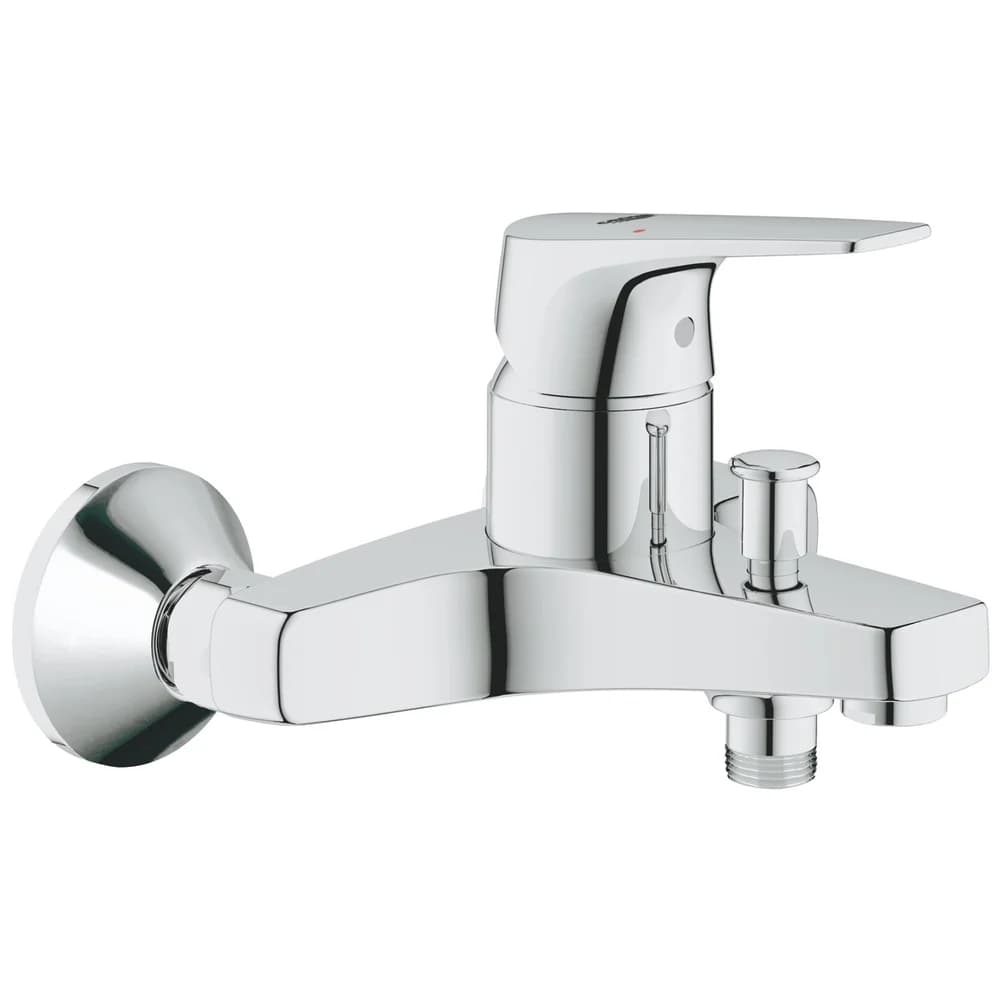 GROHE EH-Wannenbatterie BauFlow 23756 Wandmontage chrom