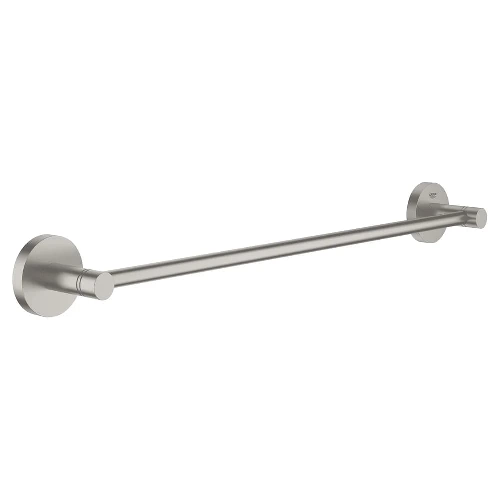 Grohe Badetuchhalter Essentials 45cm, supersteel, verdeckte Befestigung