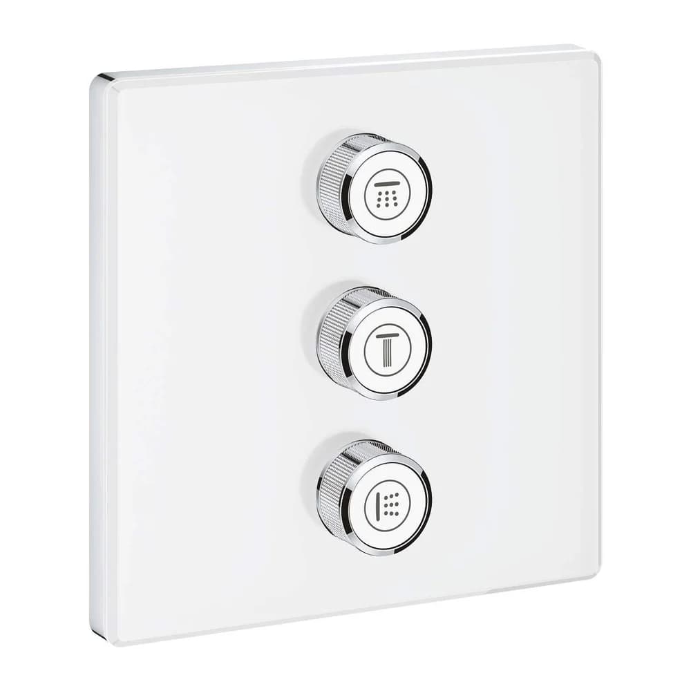 Grohe Grohtherm Smartcontrol Brausethermostat 29158LS0, moon white, 3-fach Unterputzventil