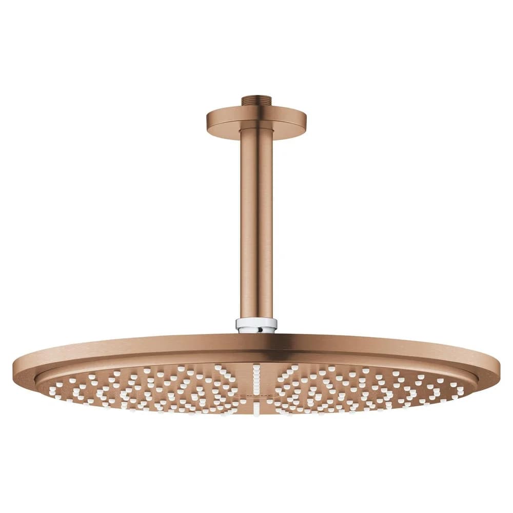 Grohe Kopfbrauseset Rainshower Cosmopolitan 310, 142 mm in warm sunset gebürstet