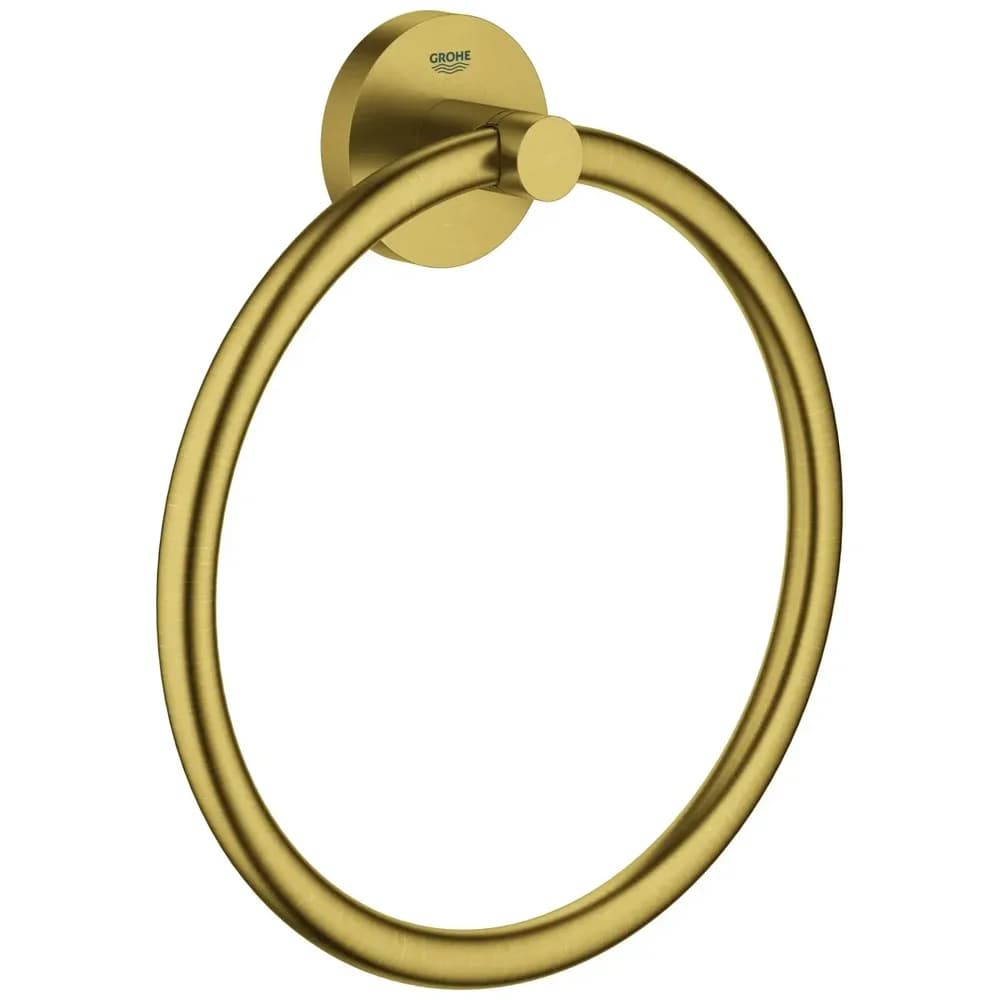 GROHE Essentials Handtuchring, Accessoires, 40365GN1, cool sunrise gebürstet