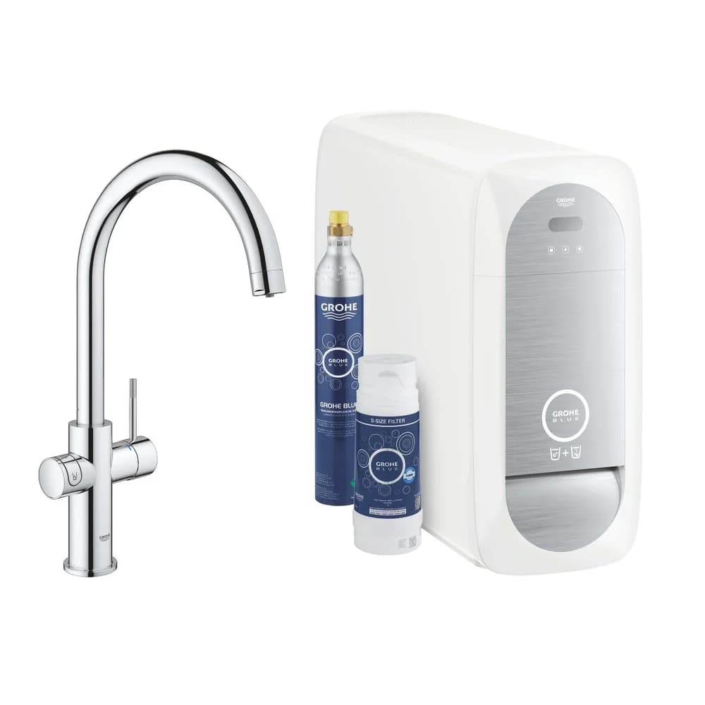 Blue Home, C-Auslauf Starter Kit, chrom
