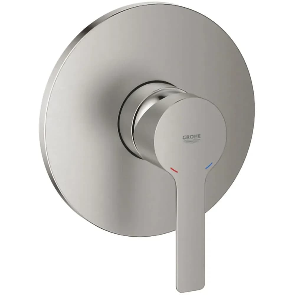Grohe Lineare Einhand-Brausebatterie, runde Rosette, 24063DC1, Farbe: Supersteel