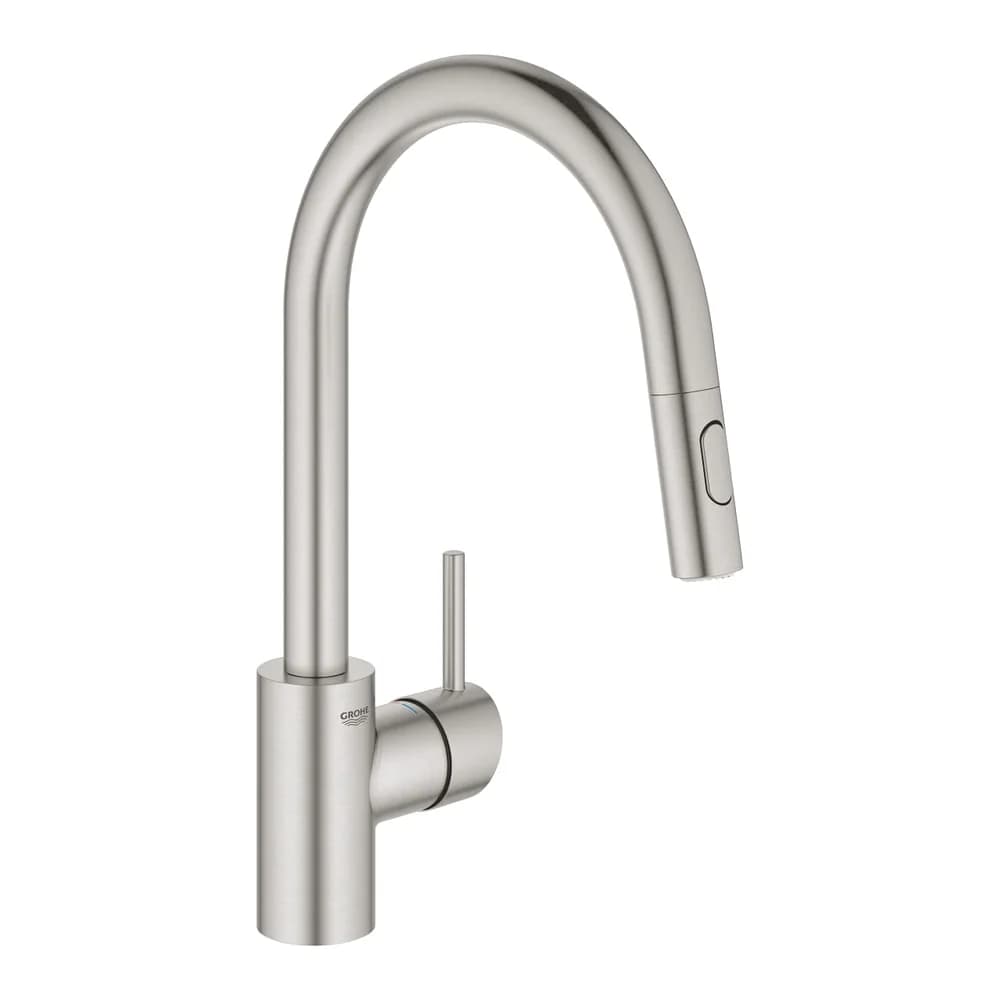 Concetto Kitchen faucet with pull-out Supersteel