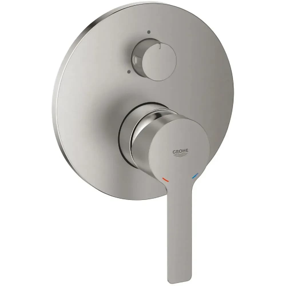 Grohe Lineare Einhandbatterie mit 3-Wege Umstellung, 24095DC1, Farbe: Supersteel
