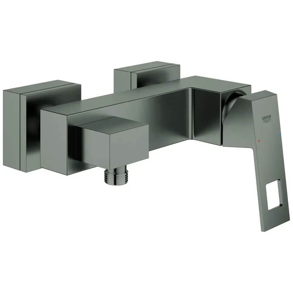 Grohe Eurocube Brausearmatur 23145AL0 hard graphite gebürstet, Wandmontage