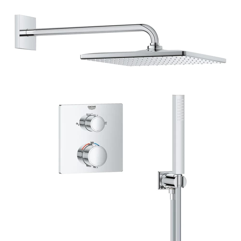 GROHE Precision Duschsystem inklusive Unterputzkörper Chrom 34881000