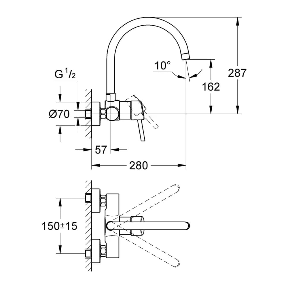 GROHE Concetto New Küchenarmatur Chrom 32667001