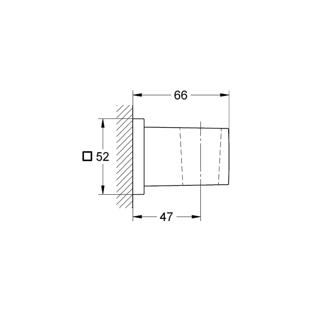 Euphoria Cube Handbrausehalter, GROHE, chrom