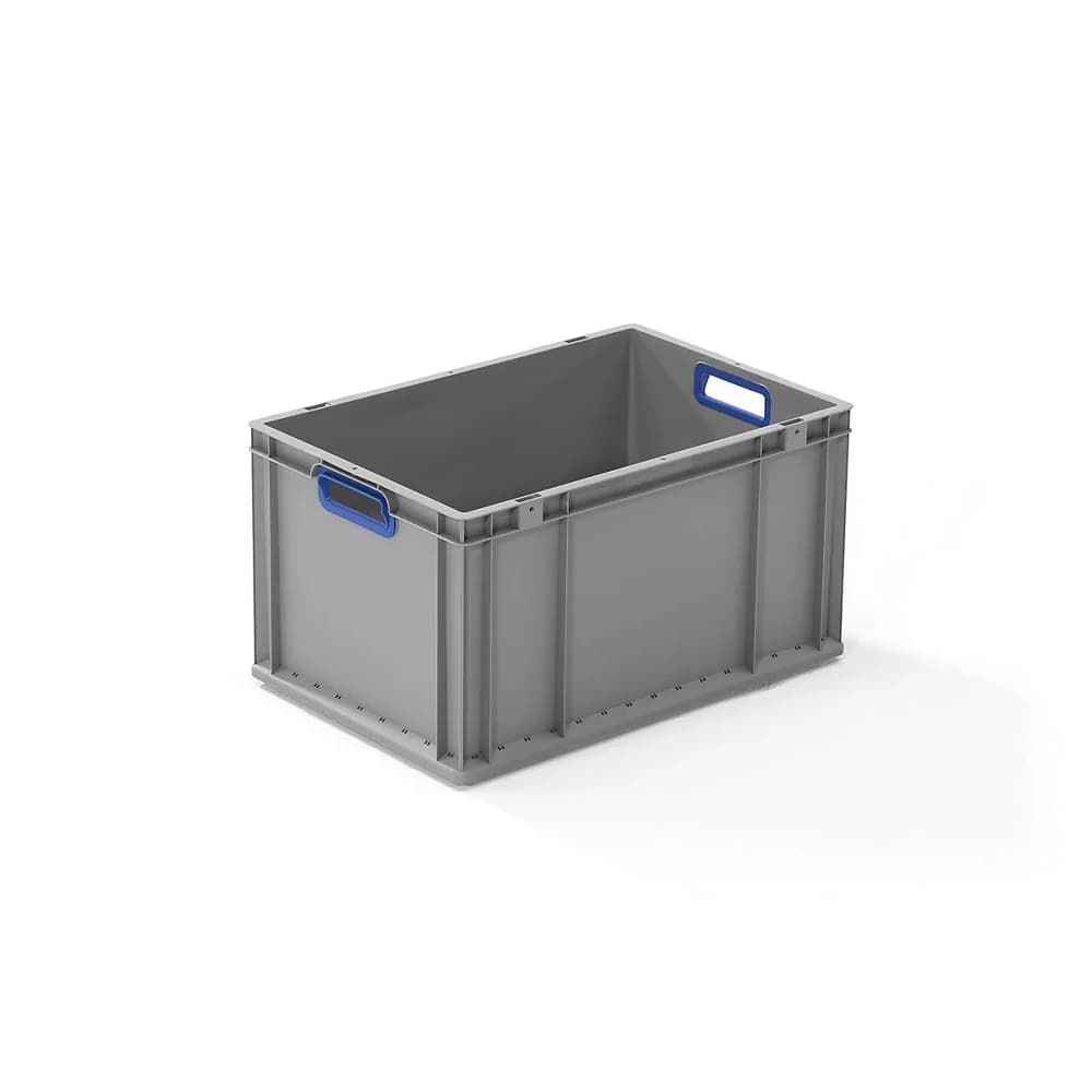 ALLIT EuroBox 632 600x400x320mm Griffe offen grau/blau