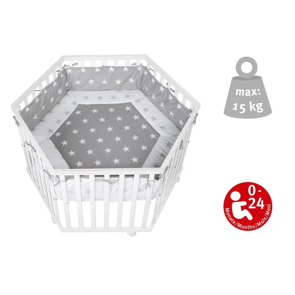 roba Laufgitter Little Stars 6-eckig