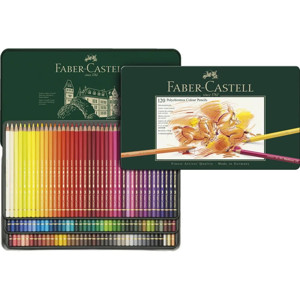 Faber-Castell Polychromos Farbstift, 120er Metalletui