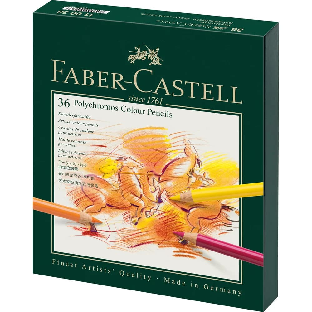 Faber-Castell Atelierbox Künstlerfarbstift POLYCHROMOS®, 36er Etui