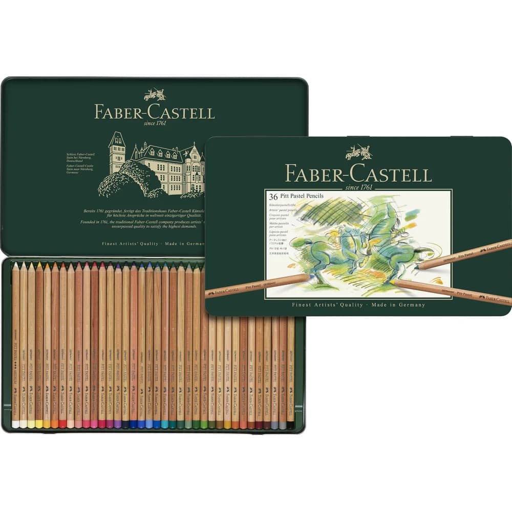 FABER-CASTELL Faber Castell Künstler-Pastell Pitt 4,3mm 36er Metalletui