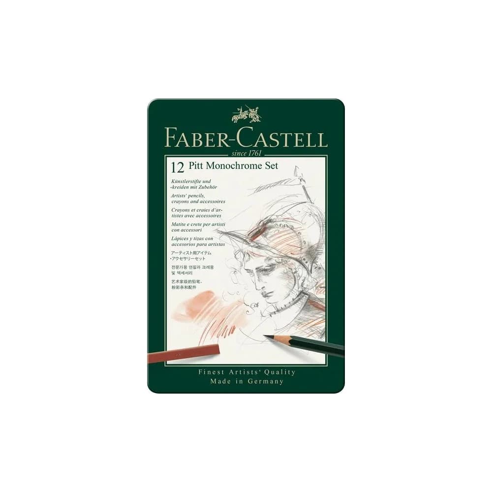 Faber Castell Monochrome Pitt 21er Set