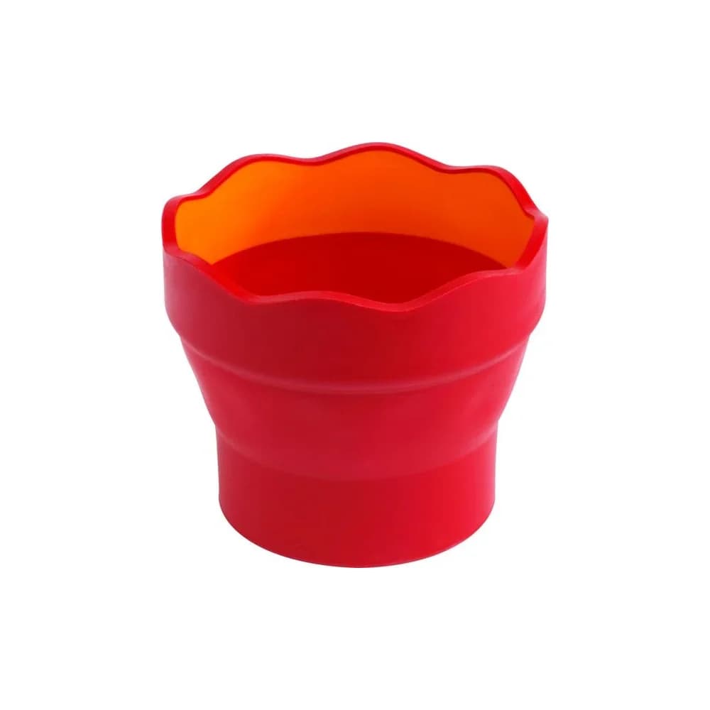 Faber-Castell Malbecher Clic&Go Wasserbecher (rot)