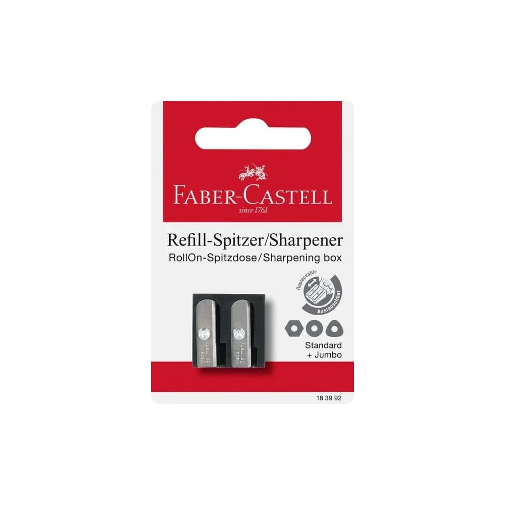 Faber Castell Spitzdose Refill Spitzer für RollOn