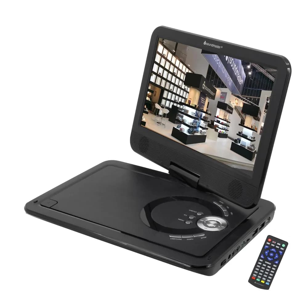 SOUNDMASTER PDB1910SW Portabler DVD Player, Schwarz