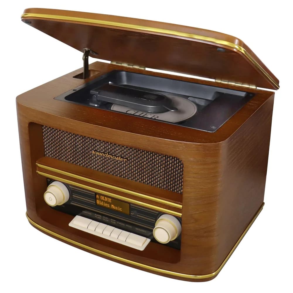 SOUNDMASTER NR961 Nostalgie-Kompaktanlage, braun