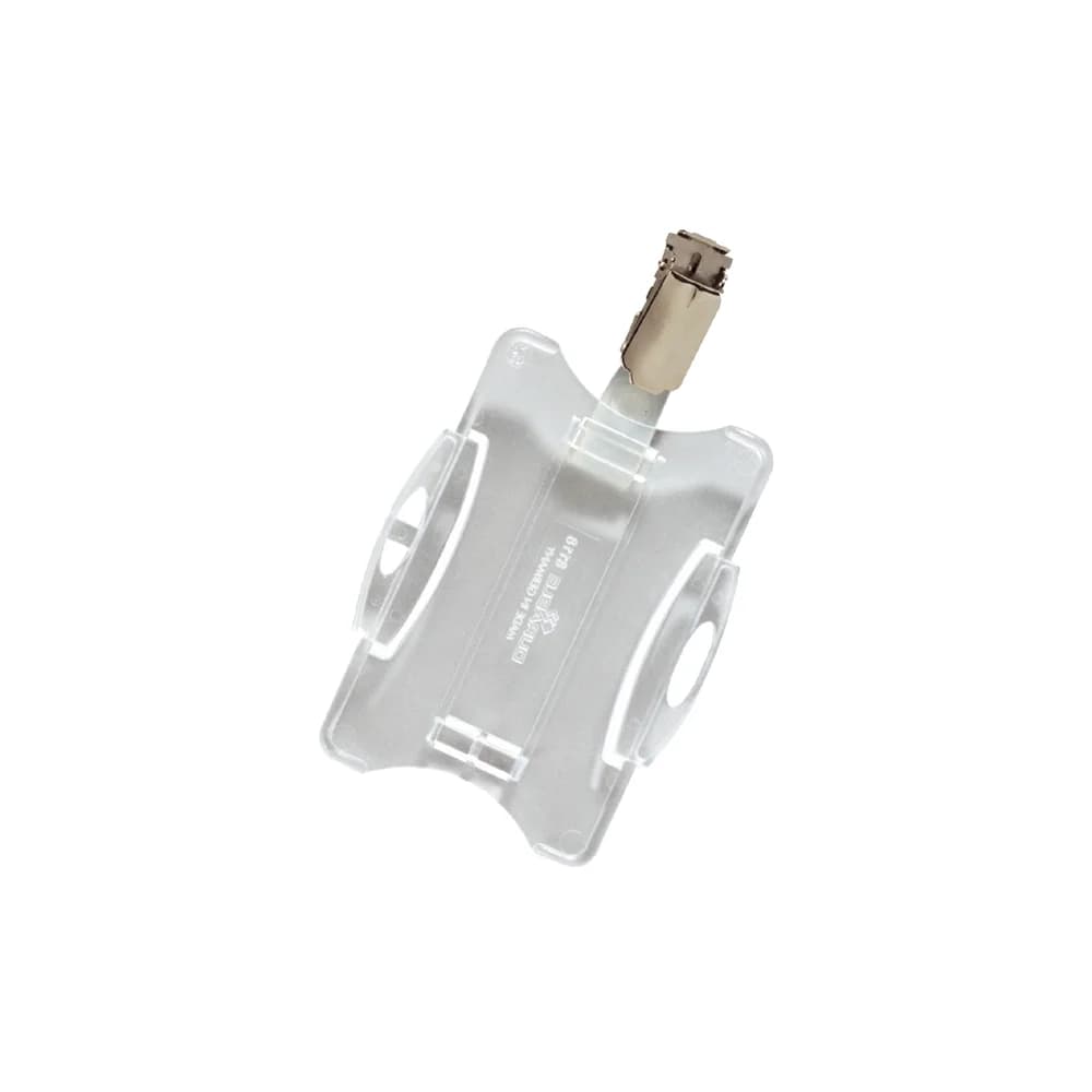 Durable 811819 Namensschild für Betriebsausweise 25 Stück transparent