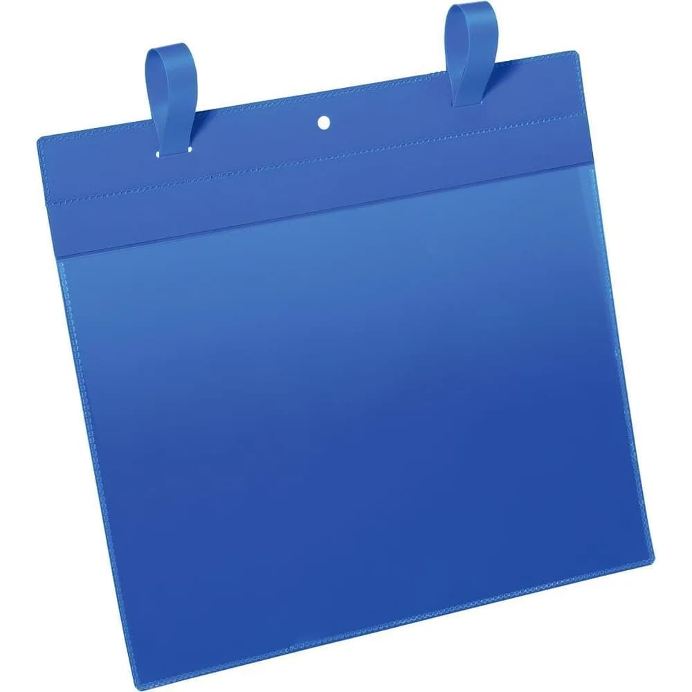 Durable Gitterboxtaschen mit Lasche A4 quer 50 dunkelblau