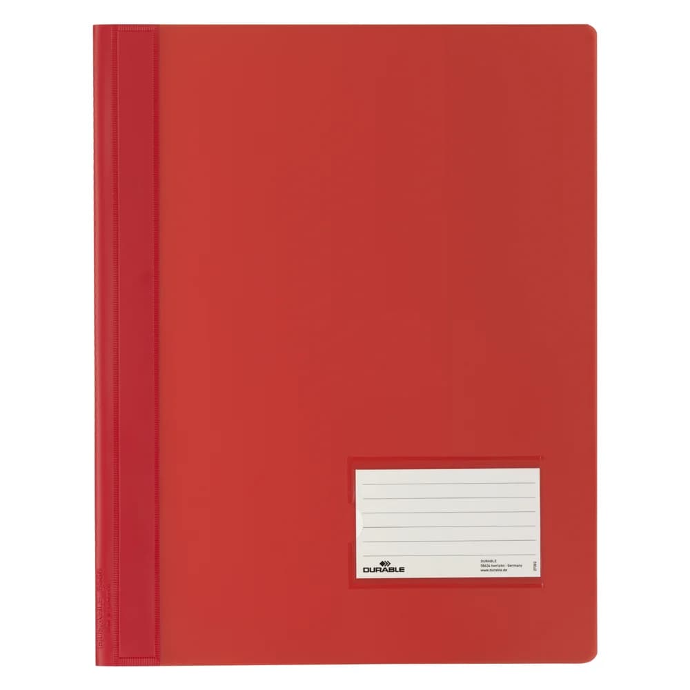 DURABLE Schnellhefter Duralux DIN A4 Rot PVC