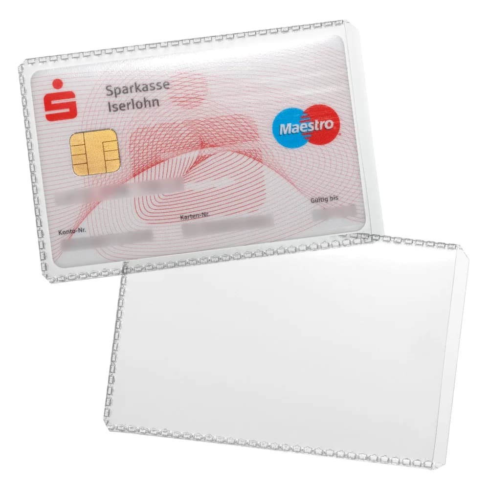 DURABLE Ausweishülle 54x86mm - transparent - 10 Stück