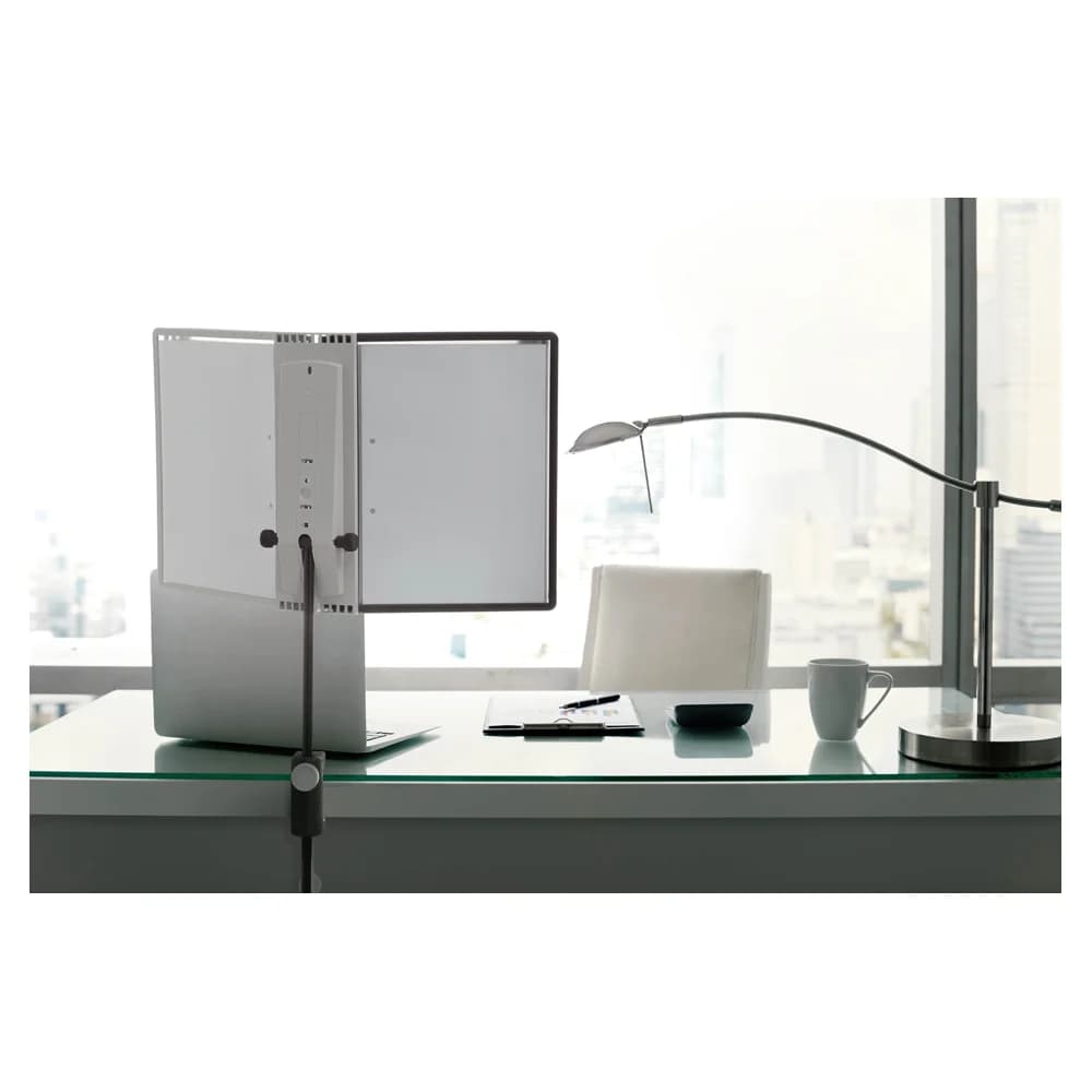 Durable Sichttafelständer »Sherpa desk clamp 581800« schwarz