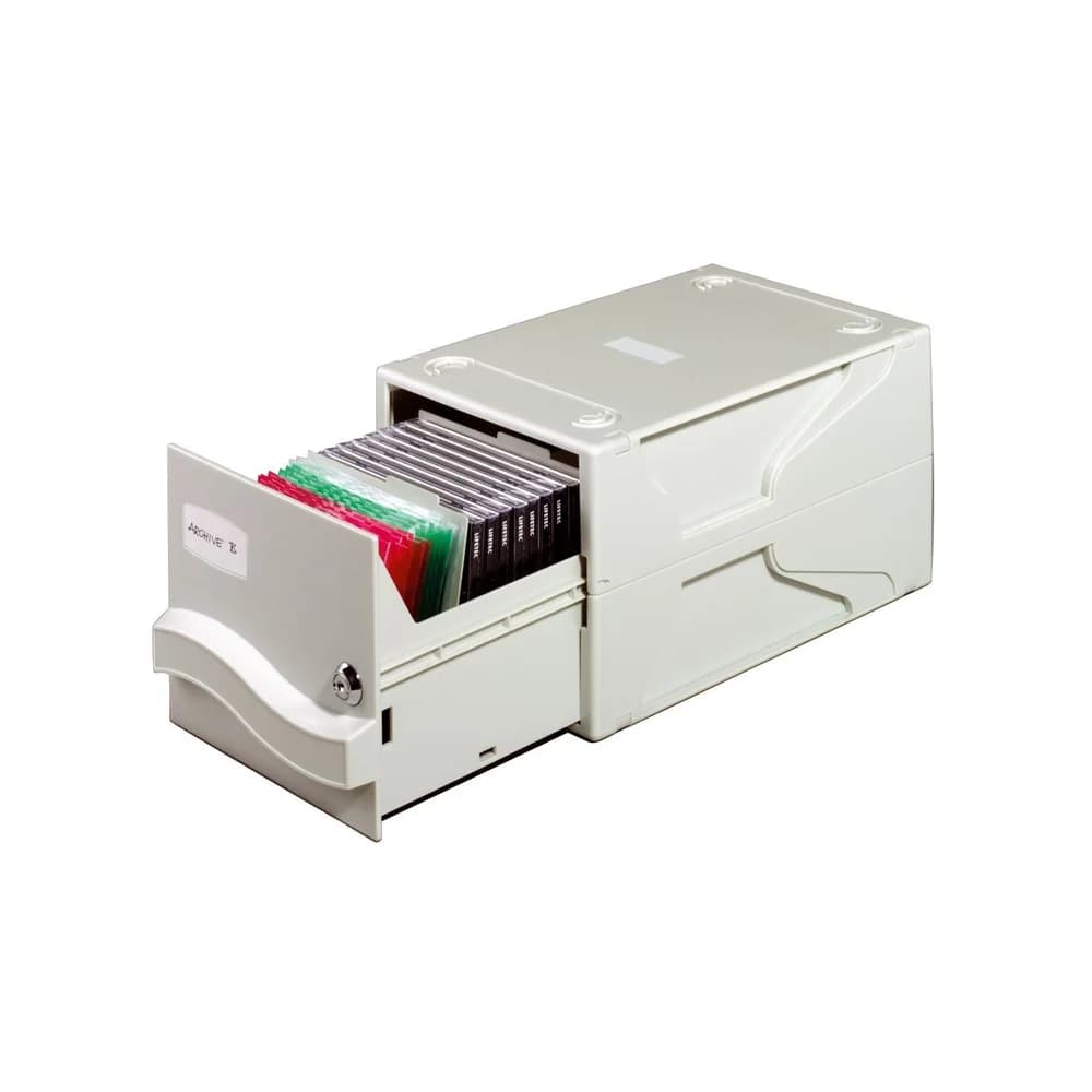 DURABLE Aufbewahrungsbox 5256-10 Gehäusebox 26 Disks Grau
