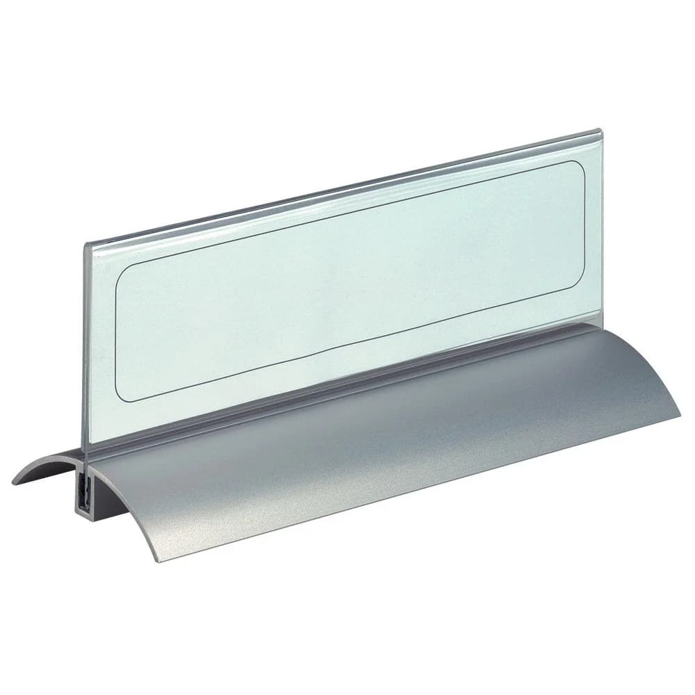 Durable Tischnamensschild Desk Presenter 820219 61x210mm tr 2St.