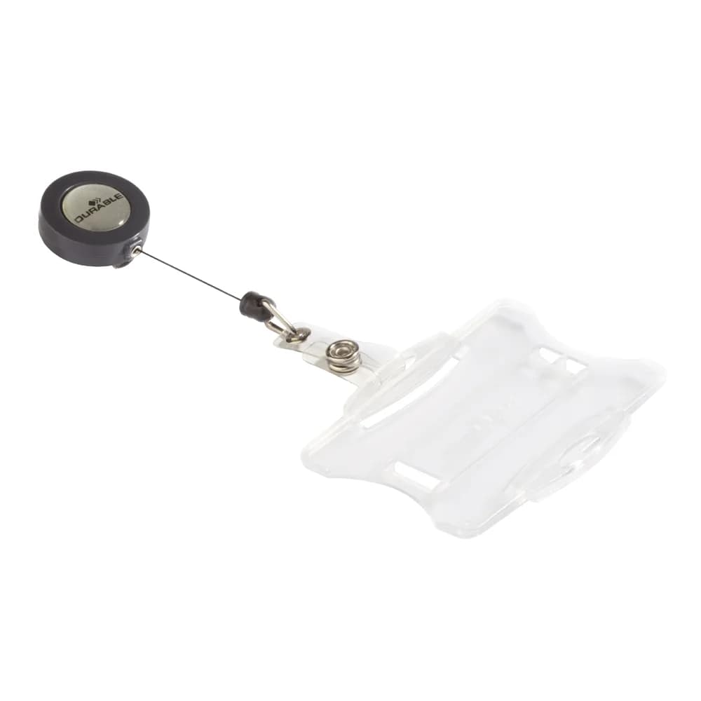Durable Namenschild 801119 54x85mm mit Metallclip 10 St./Pack.