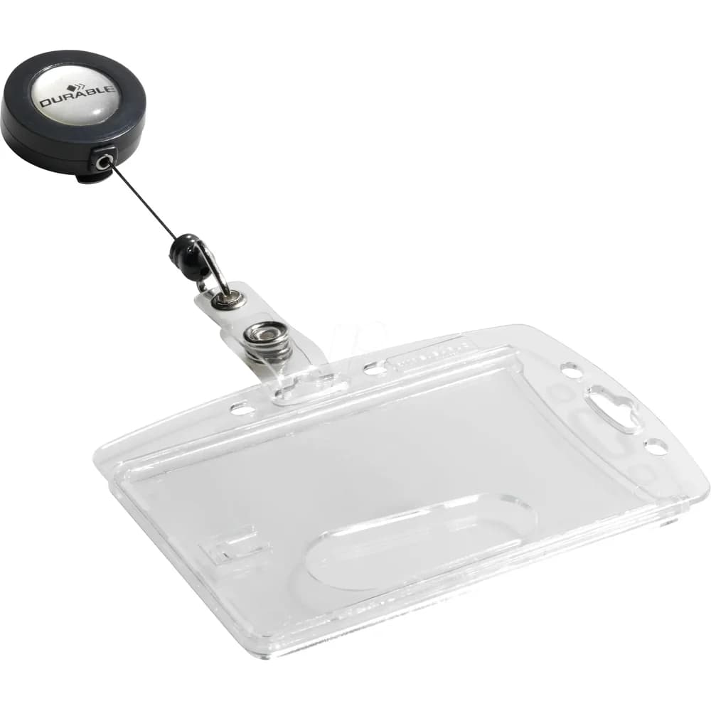 DURABLE Namensschilder glasklar 8.5 cm x 5.4 cm