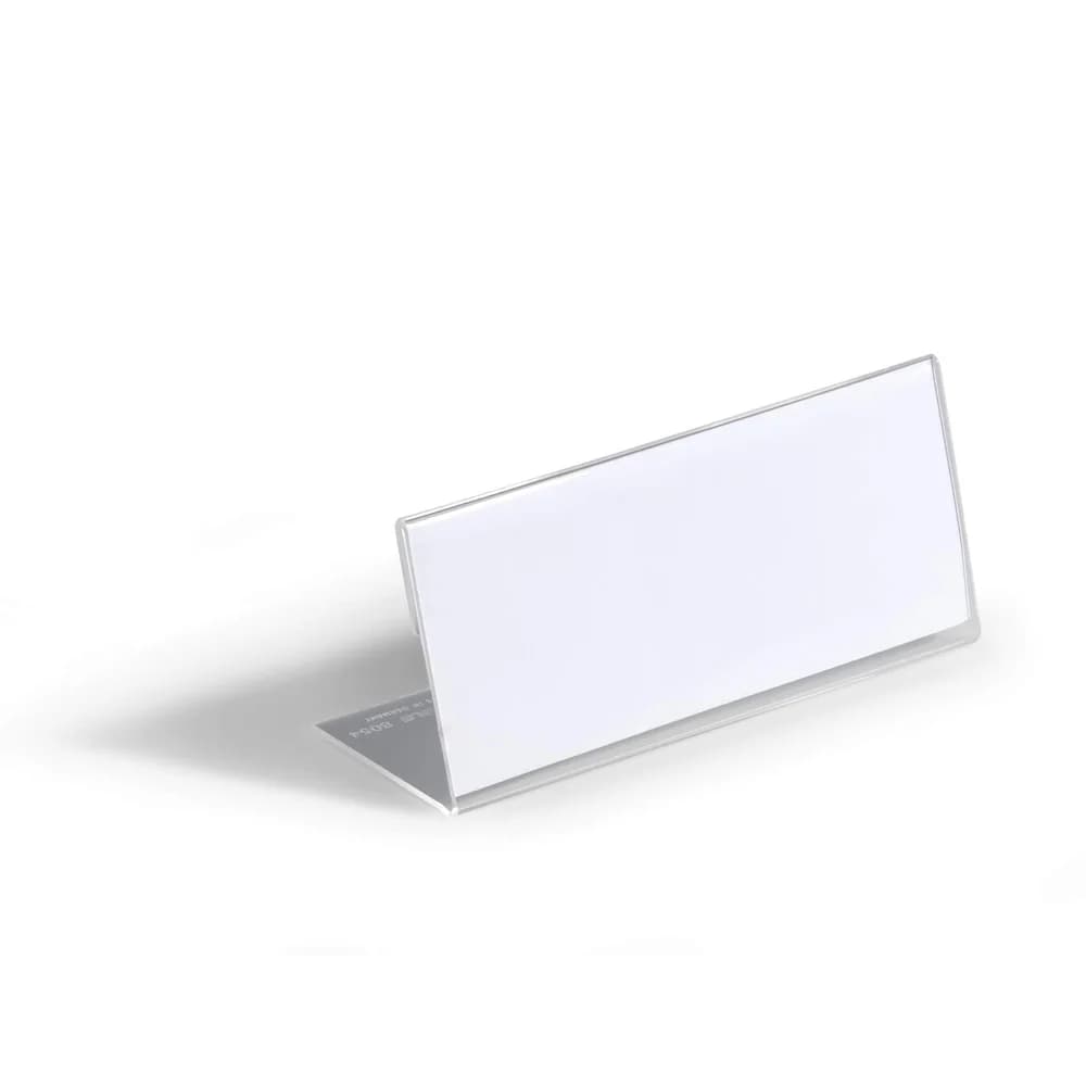 DURABLE Hinweisschild Tischnamensschild 64x150mm Acryl VE=10 Stück