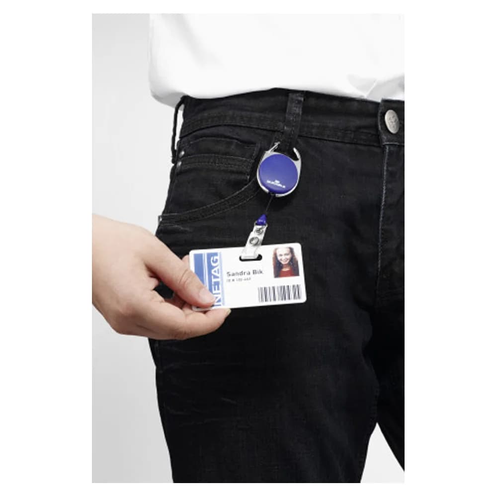 Durable Ausweishalter mit Druckknopfschlaufe - 832407