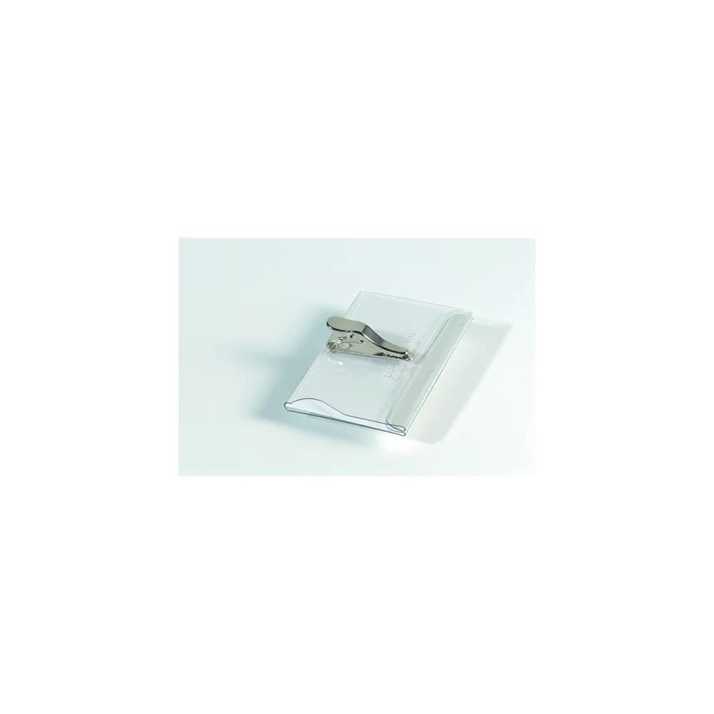 DURABLE Hinweisschild Namensschild 54x90mm mit Krokoklemme VE=25 Stück