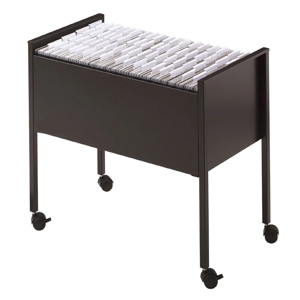 DURABLE Aufbewahrungsbox Hängemappenwagen Eco 80 A4 schwarz schwarz