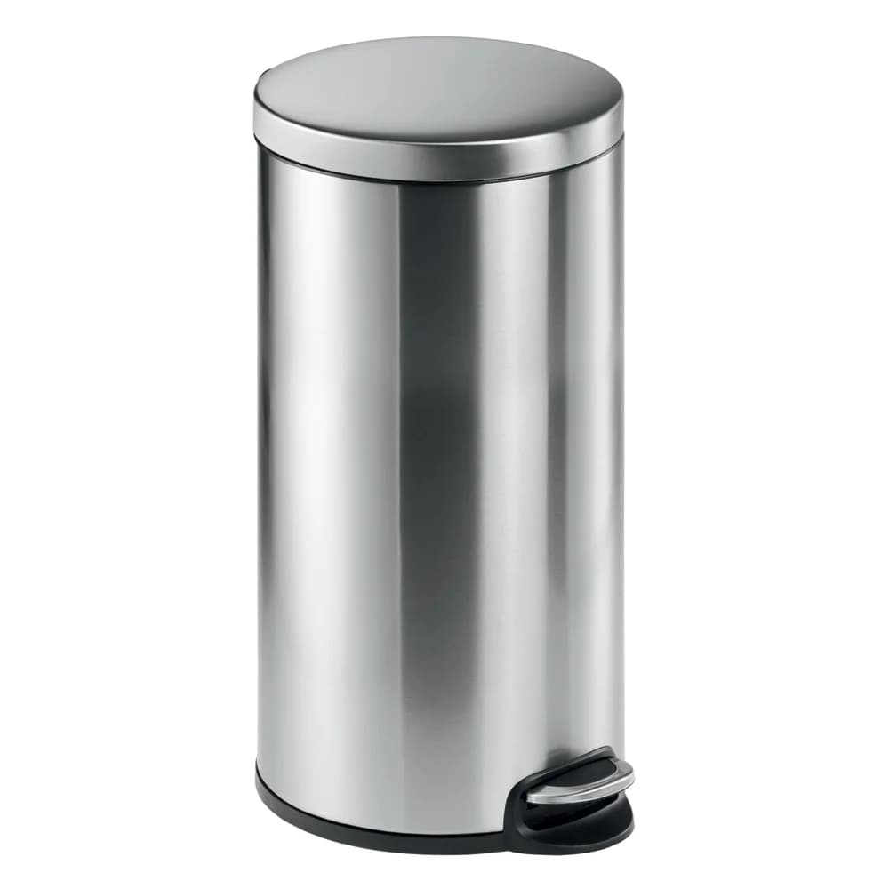 DURABLE Treteimer Edelstahl 30L rund