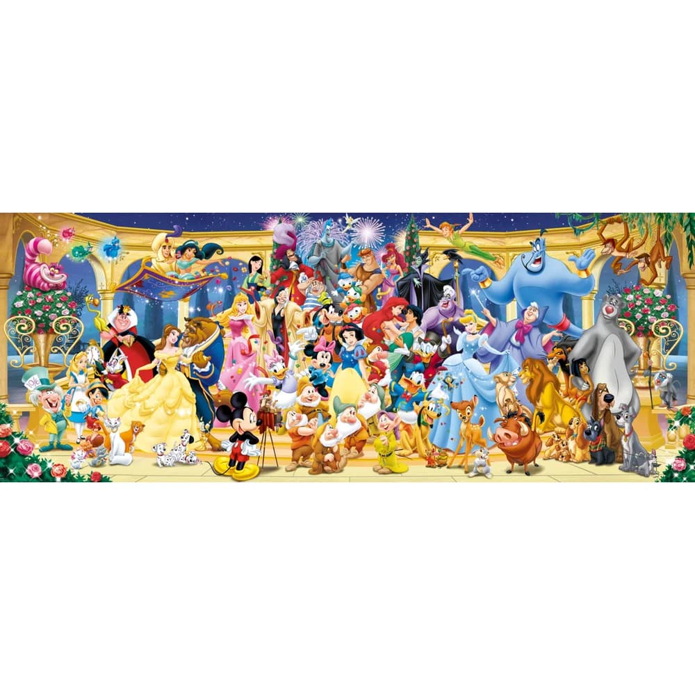 Ravensburger Puzzle Ravensburger Puzzle Panorama Disney Gruppenfoto 1000 Teile, Puzzleteile