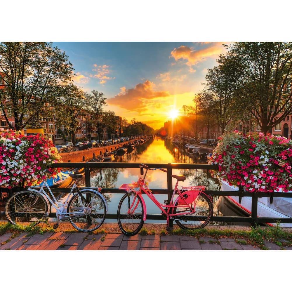 Ravensburger Puzzle 1000 Teile Fahrräder in Amsterdam, Puzzleteile