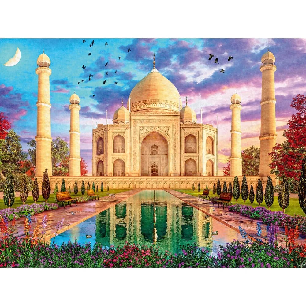 Ravensburger Puzzle Erwachsenenpuzzle 1500 Teile - Bezauberndes Taj Mahal, Puzzleteile