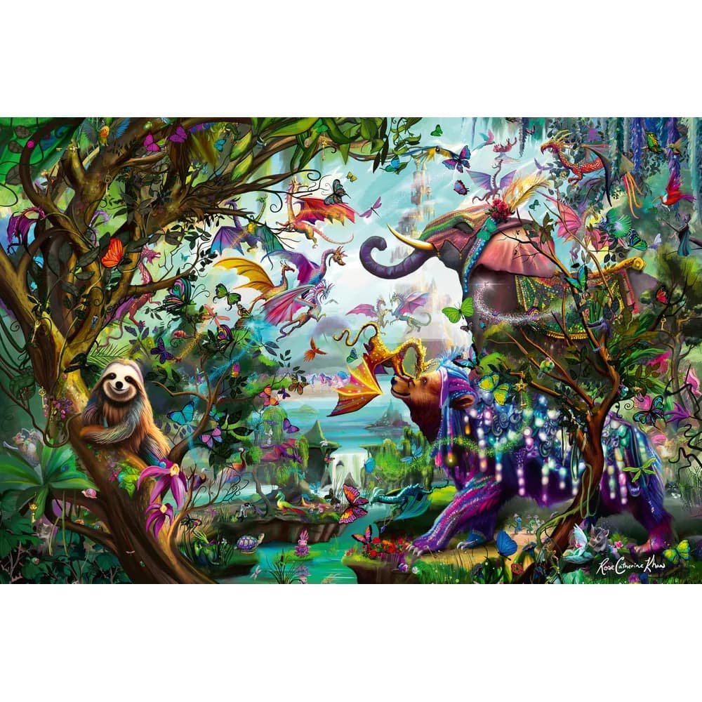 Ravensburger 12000812 Erwachsenenpuzzle 4000 Teile - Die Drachen der Tropen