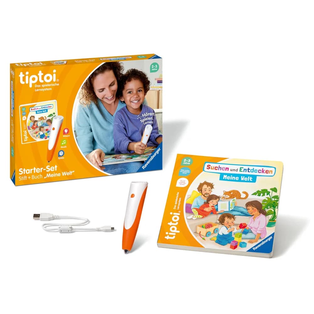 Ravensburger Lernspielzeug 00112 Starter-Set Stift und Bilderbuch - Meine Welt D