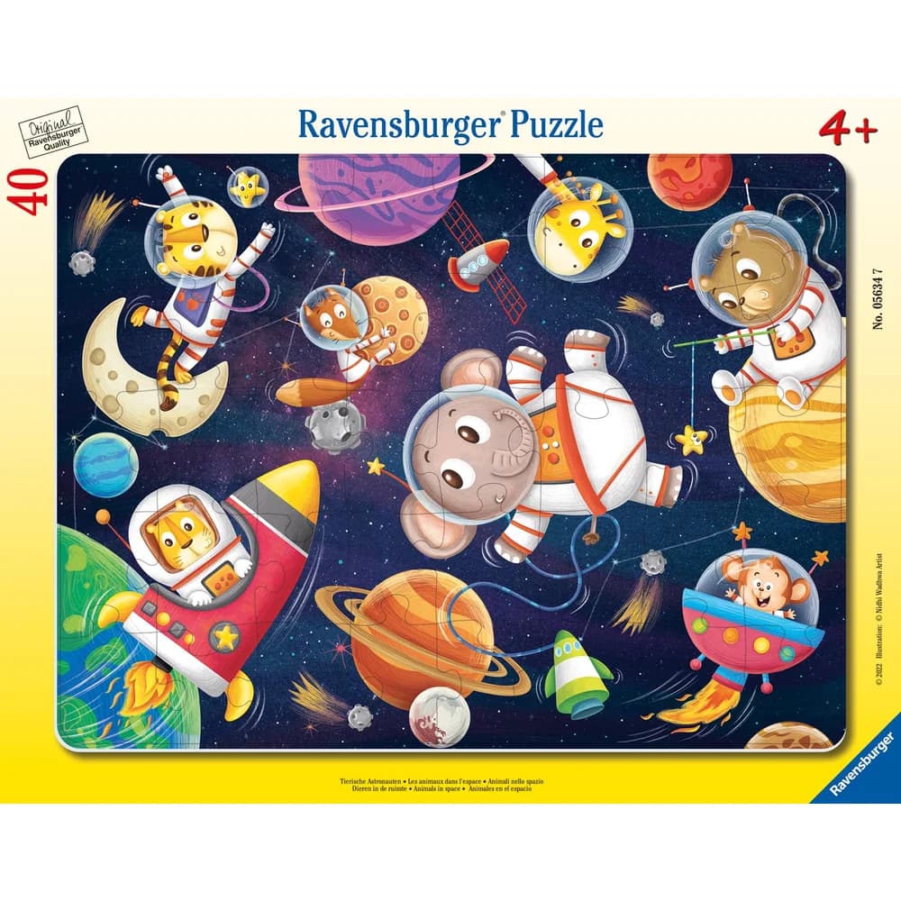 Ravensburger Verlag GmbH Puzzle Tierische Astronauten, Puzzleteile